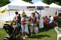 A busy stall at the 2009 Treacle Fair