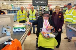 David Leeks with his Lions and Sainsbury Helper