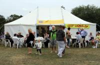 The busy Loddon Valley Lions Tea Tent