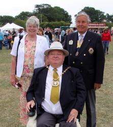The Mayor of Basingstoke with the Lions President and his wife