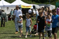 Visitors enjoying the Treacle Fair