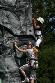 How much further to climb to the top of this wall?