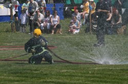 Fire Fighters putting their skills to the test