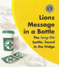 Lions Message in a Bottle Scheme