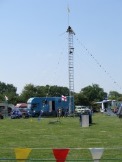 Preparing for the Flaming High Dive