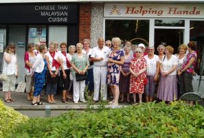 Cheque Presentation to Tadley Singers