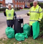 Just some of the rubbish collected.