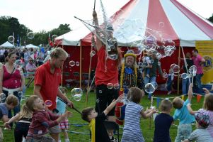 Circus Skills Demonstration at the Treacle Fair