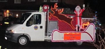 Father Christmas in Rectory Close, Tadley