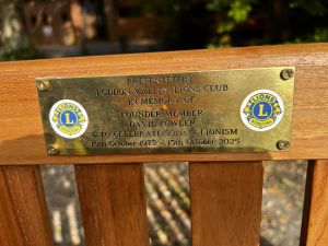 The paque on the bench seat.