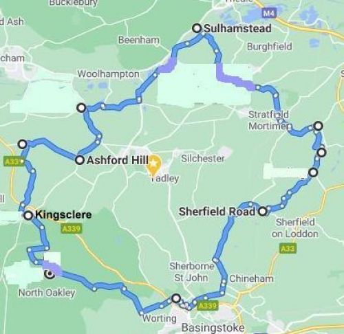 The area served by Loddon Valley Lions