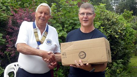 John presents Jane's husband David with a special personal gift